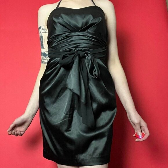 Le chateau / Vintage black strapless cocktail dress 🖤🖤​​​​​​​​​​ - Picture 2 of 5